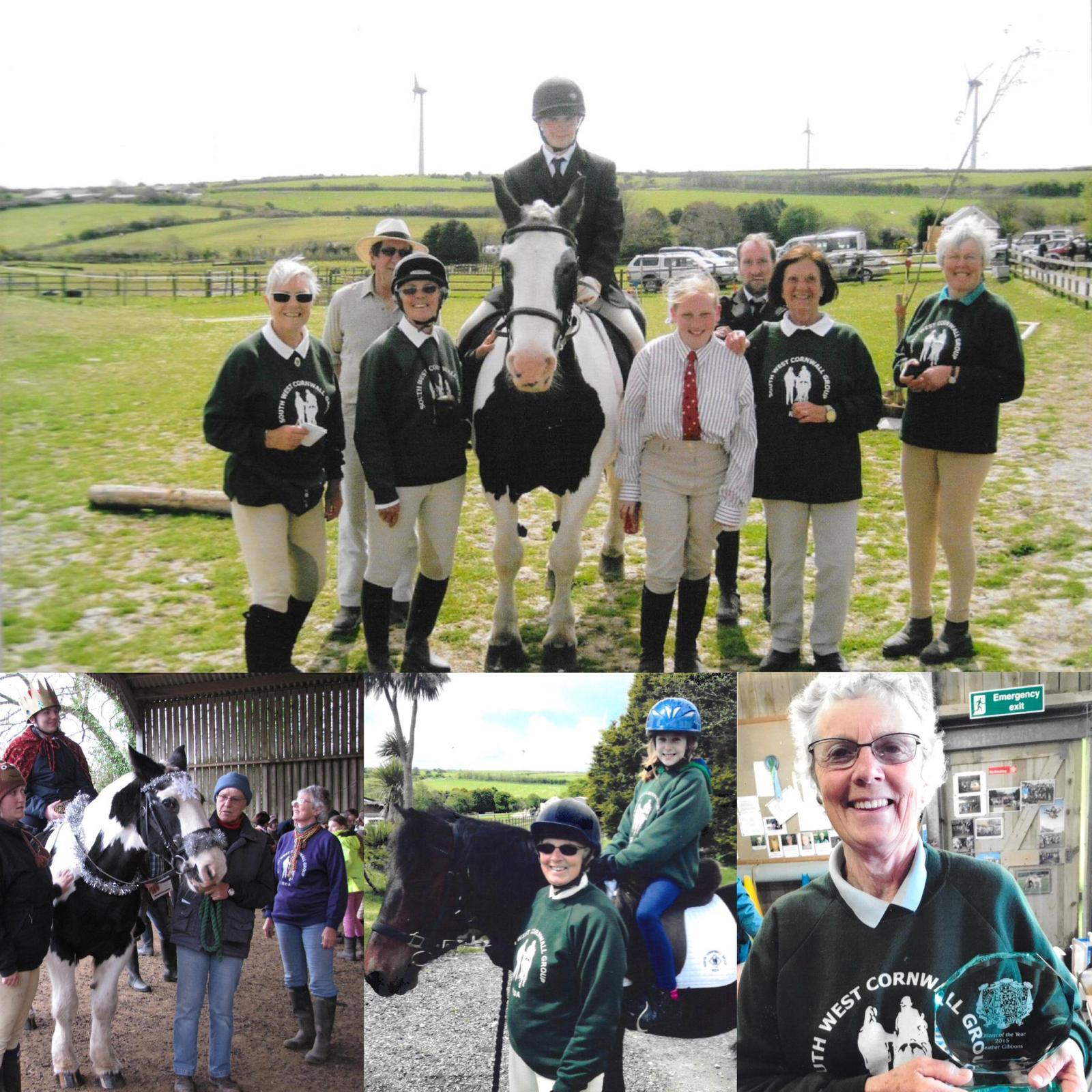 South West Cornwall Group riders at competition